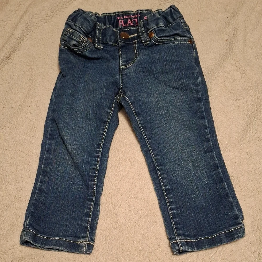The Children's Place Blue Jeans Elastic Waist Comfort
